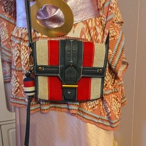 Purse GREAT FOR THE 4TH OF JULY . Bag Charm Bouy